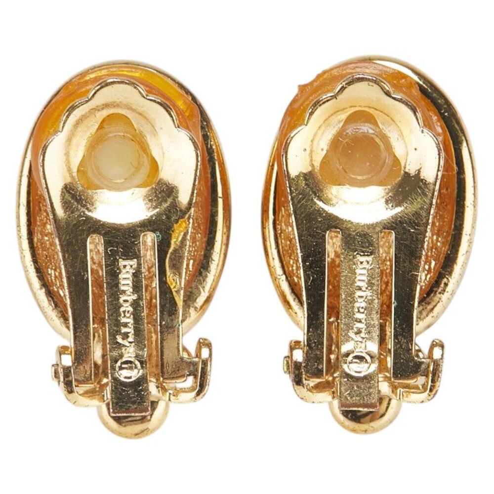 Burberry Oval Rhinestone Earrings - Picture 3 of 5